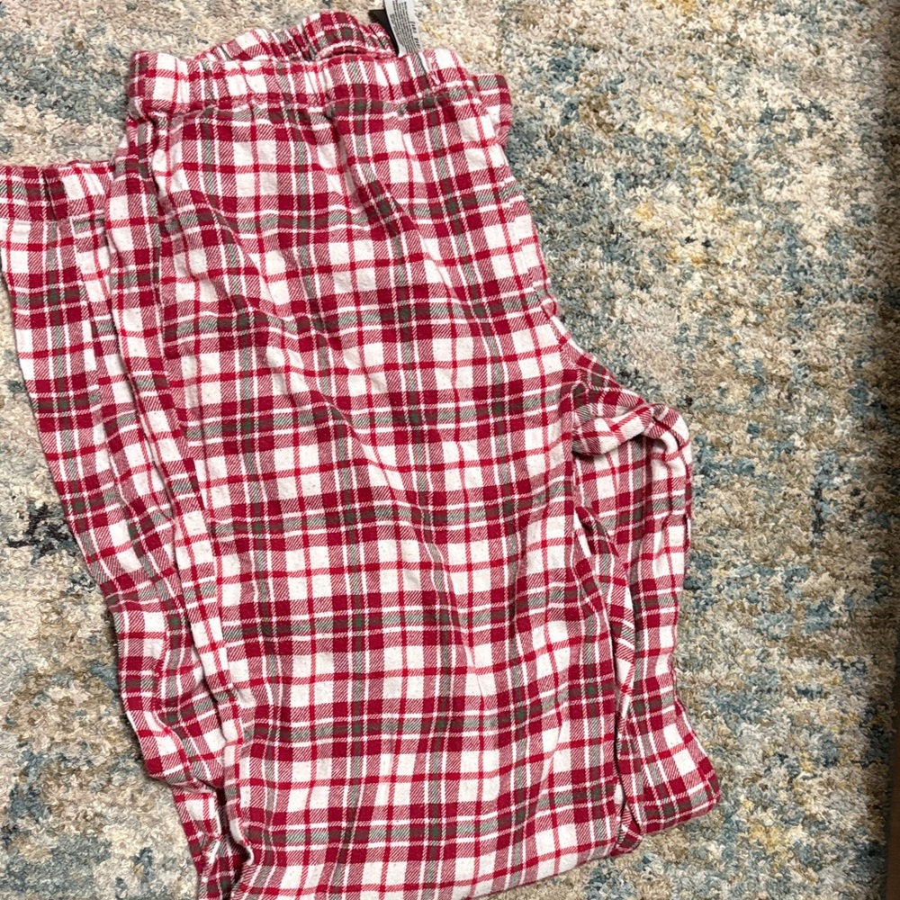 Adore Me Red Plaid Pajama Pants